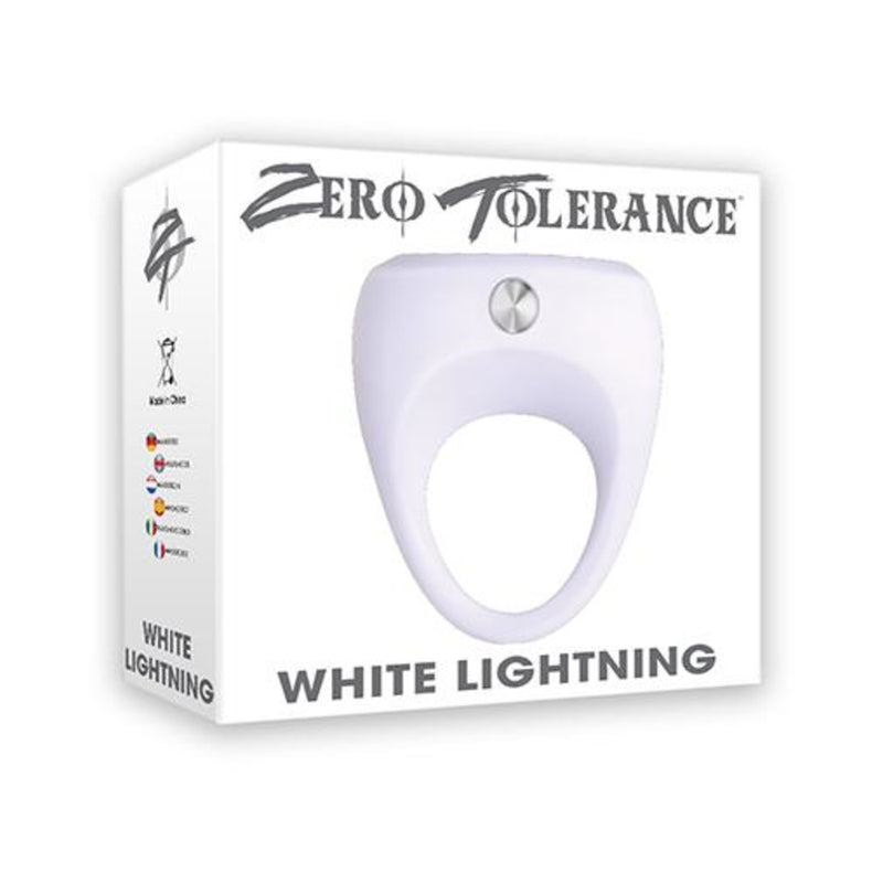 White Lightning Vibrating Cock Ring