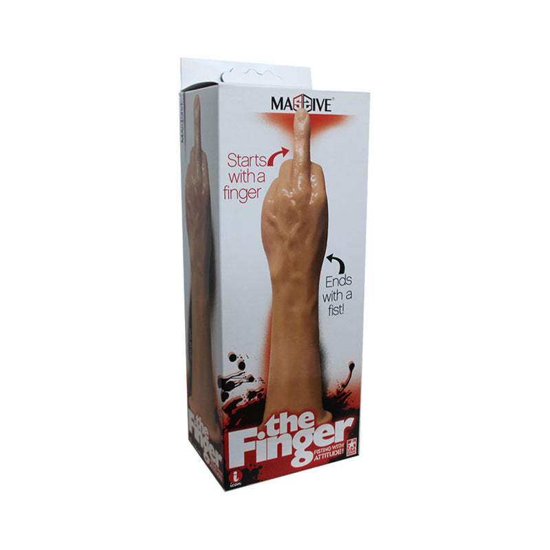 Massive The Finger Fisting Beige Dildo