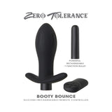 Booty Bounce Black Vibrating Butt Plug
