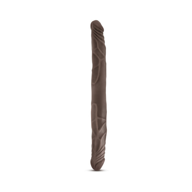 Dr. Skin - 14 Inch Double Dildo - Chocolate