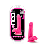 Neo Elite 6 inches Silicone Dual Density Cock & Balls