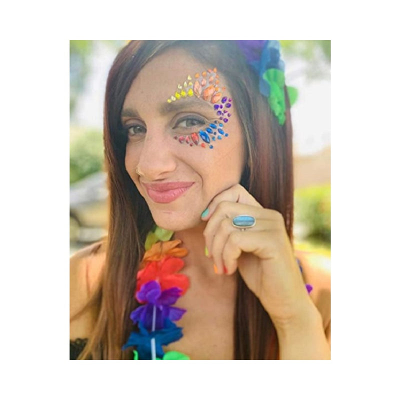 Neva Nude Crystal Pasty Pride Tribe Face