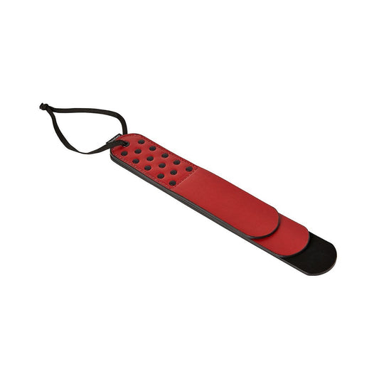 Sportsheets Saffron Layer Paddle Black Red