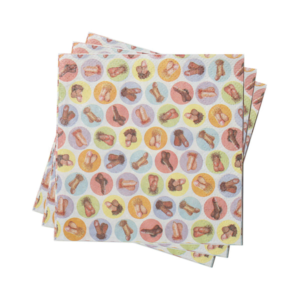 Mini Penis Napkins Pack Of 8
