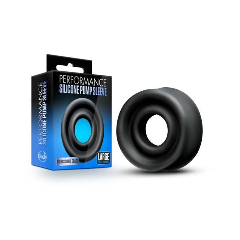 Blush Performance Silicone Pump Sleeve Large - Black