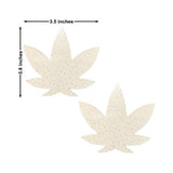 Neva Nude Pasty Weed Leaf Supernova Glow