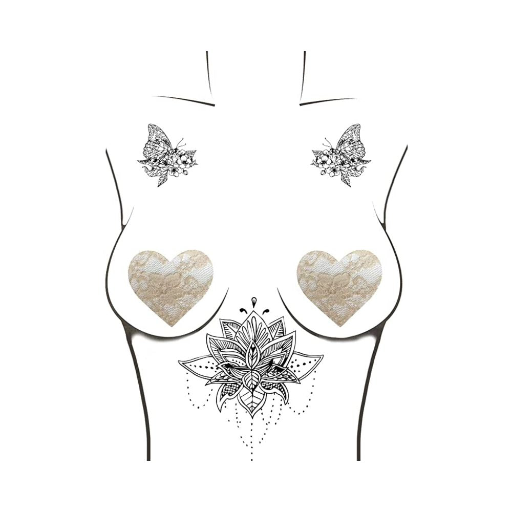 Neva Nude Pasty I Heart U Nude Lase Toffee