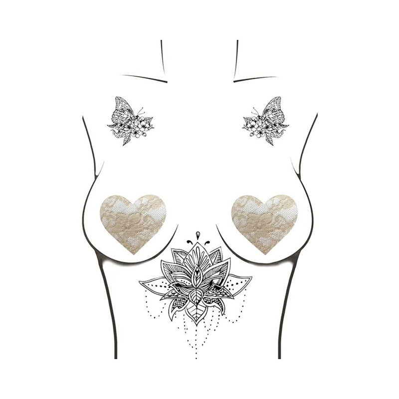 Neva Nude Pasty I Heart U Nude Lase Toffee