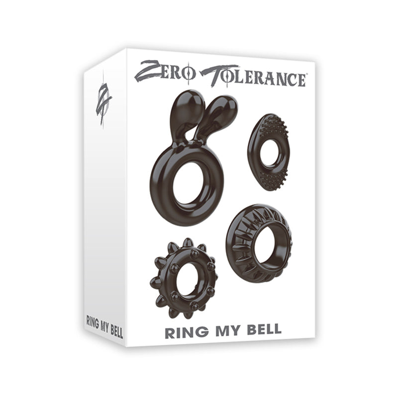 Zt Ring My Bell Cock Ring Set (4/per)
