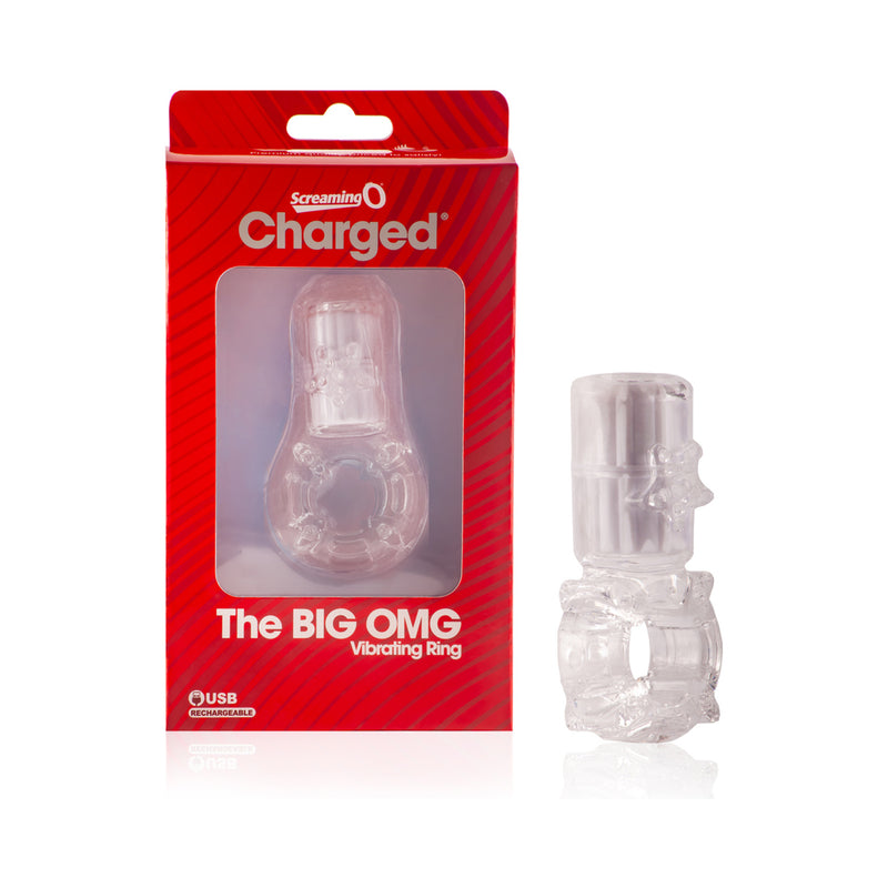 Big OMG Vibrating Ring Clear