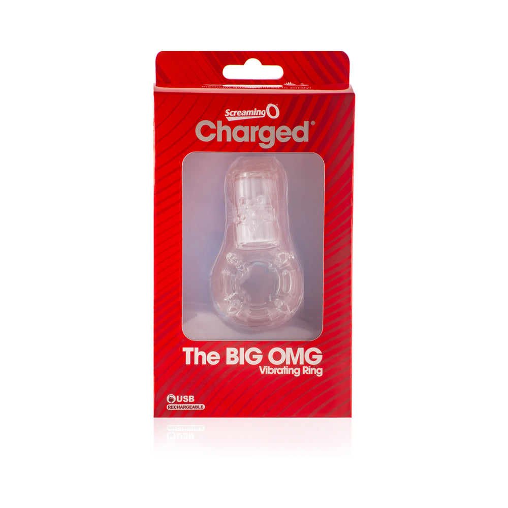 Big OMG Vibrating Ring Clear