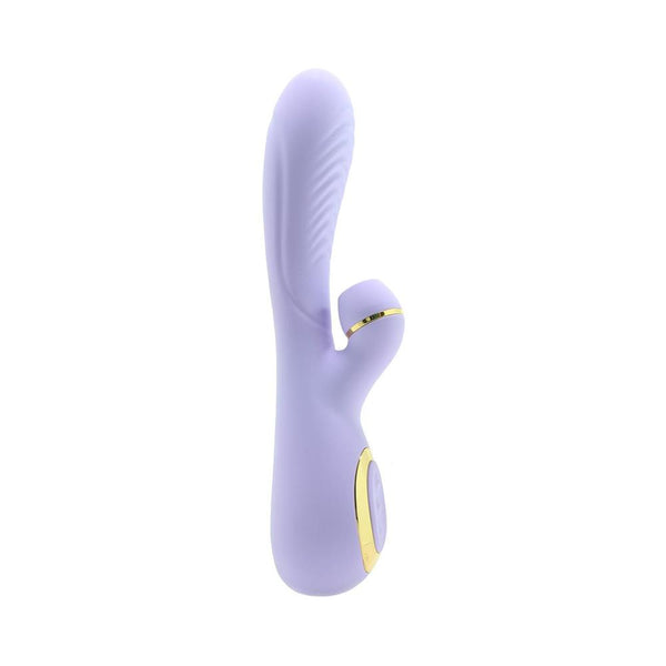 Vibes Of New York Ribbed Suction Massager Lavender