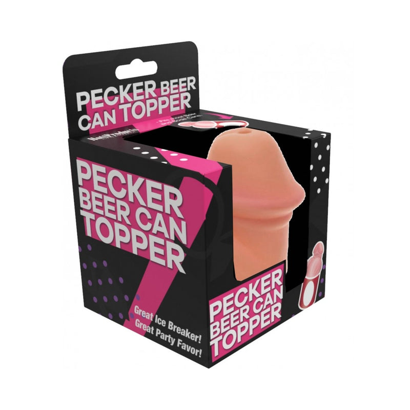 Pecker Beer Can Topper