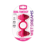 Wet Dreams Dual Fantasy Dual Cock Ring With Turbo Motors