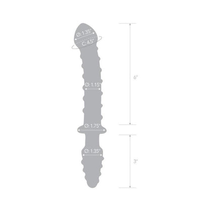 Mr. Swirly Double Ended Glas Dildo And Butt Plug