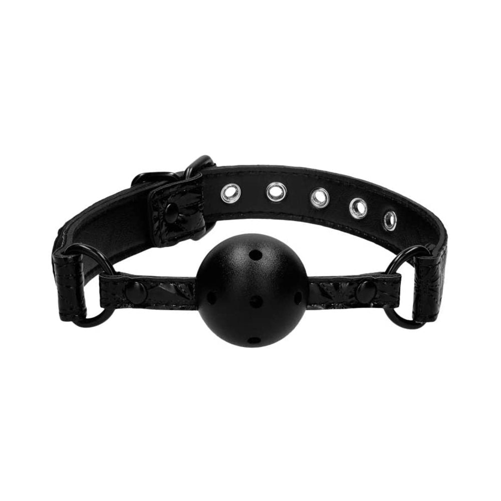 Breathable Luxury Ball Gag - Burgundy