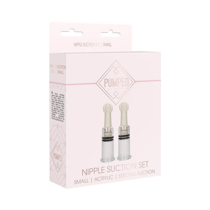 Pumped - Nipple Suction Set Small - Rose