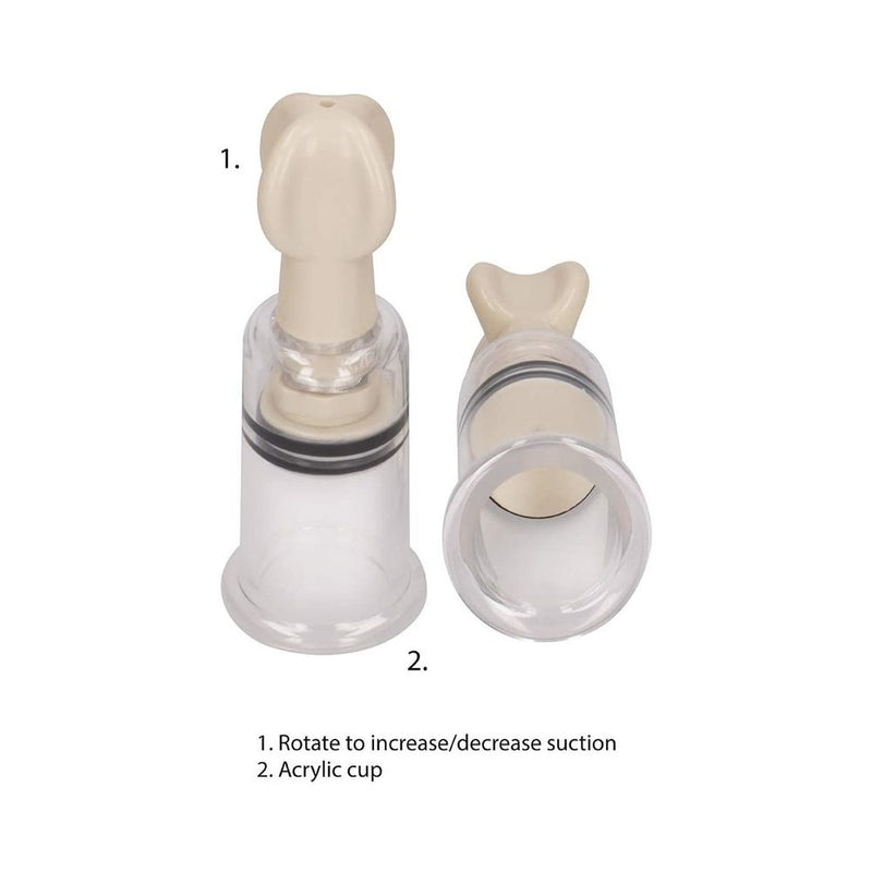 Pumped - Nipple Suction Set Small - Rose