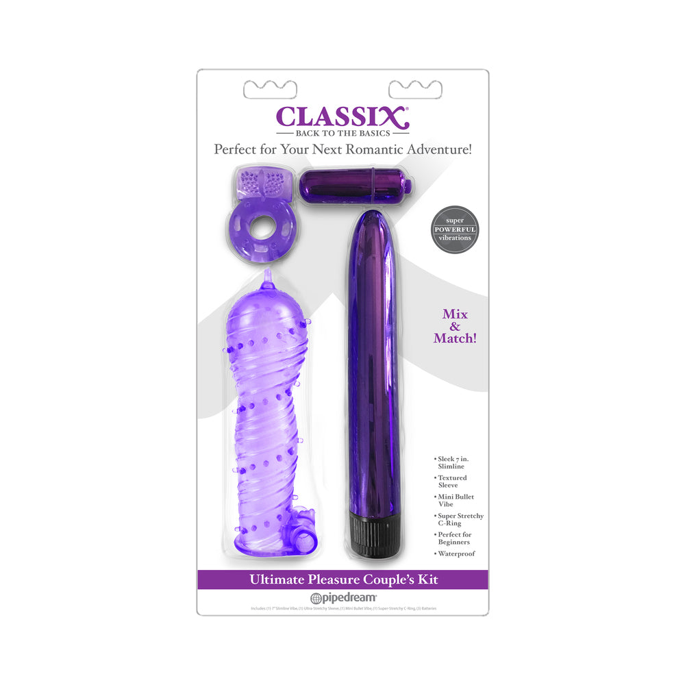 Classix Ultimate Pleasure Couples Kit - Purple