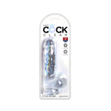 King Cock Clear 6in Cock With Balls