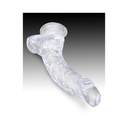 King Cock Clear 7.5in Cock With Balls