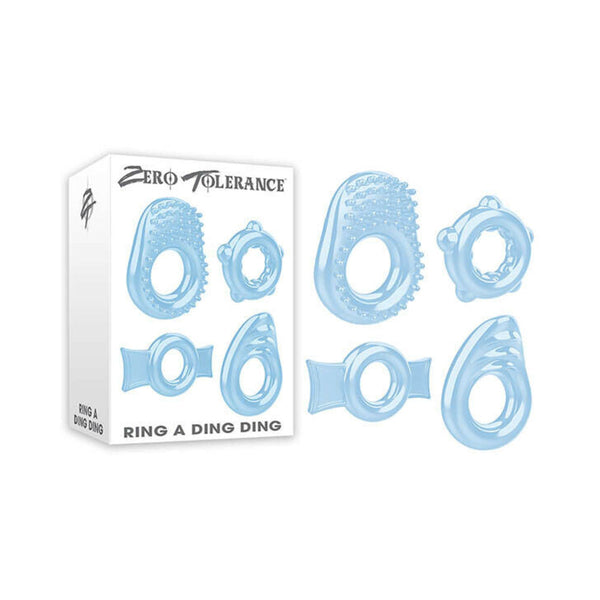Zt Ring A Ding Ding Cock Ring Set Of 4