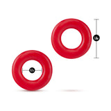 Blush Stay Hard Donut Rings - Red Pack of 2