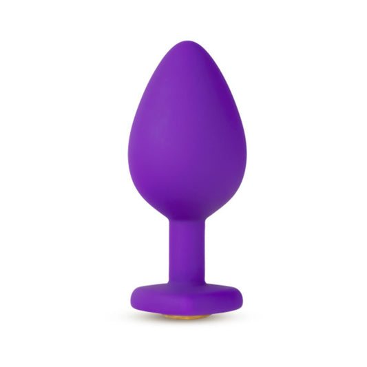 Blush Temptasia Bling Plug w/Gem Medium - Purple