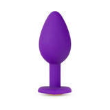Blush Temptasia Bling Plug w/Gem Small - Purple