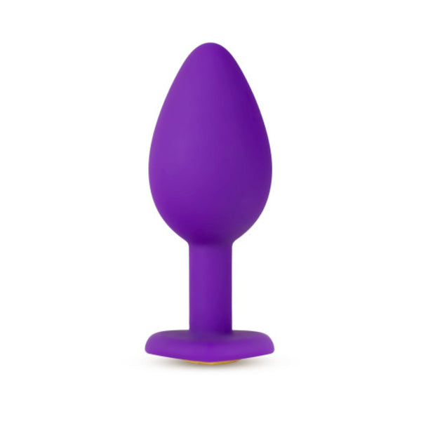 Blush Temptasia Bling Plug w/Gem Small - Purple