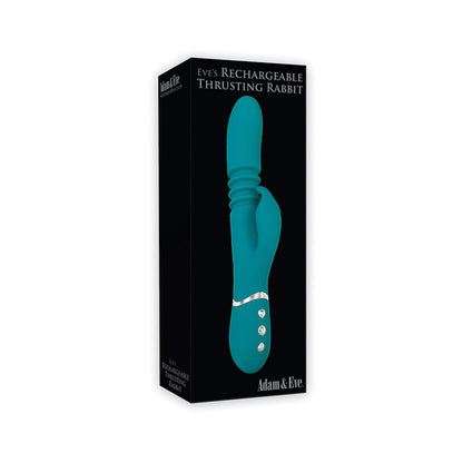 Adam & Eve Eve's Rechargeable Thrusting Rabbit - Green