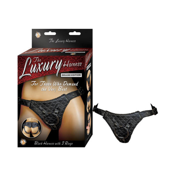 The Luxury Harness Deluxe Edition-black