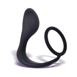 P-Zone Ring Prostate Massager & Cock Ring Black