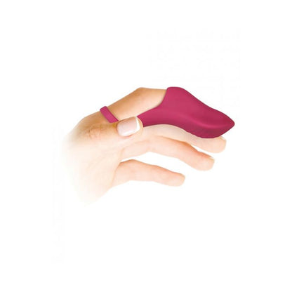 Evolved Frisky Finger Rechargeable Bullet - Burgundy