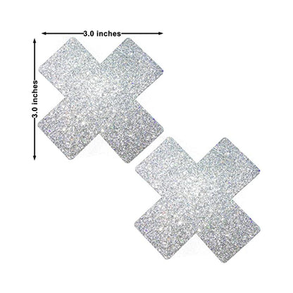 Neva Nude Pasty X Factor Crystal Silver