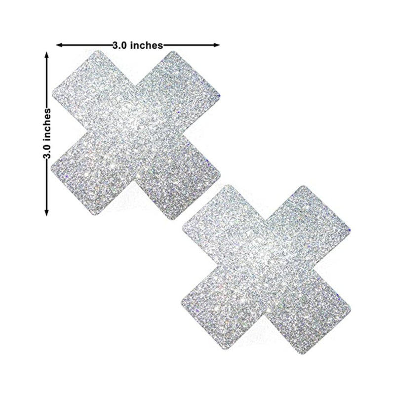 Neva Nude Pasty X Factor Crystal Silver