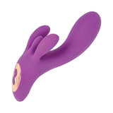 Vibes Of New York Triple Tickler Massager-purple