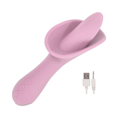 Devine Vibes Vibro Tongue Clit Hugger Pu