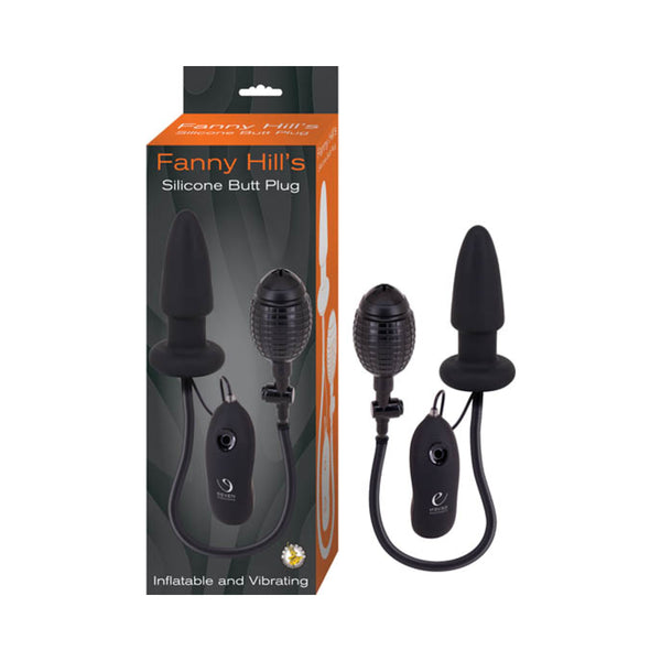 Fanny Hills Silicone Butt Plug Black