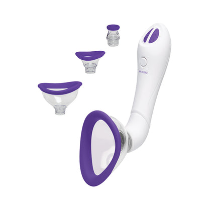 Bloom Intimate Body Automatic Vibrating Rechargeable Pump - Sky Blue/White