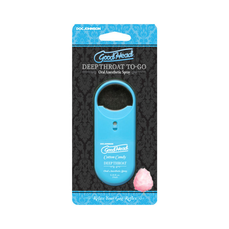 Goodhead - Deep Throat Spray To-go - Cotton Candy - 0.30 Fl. Oz.