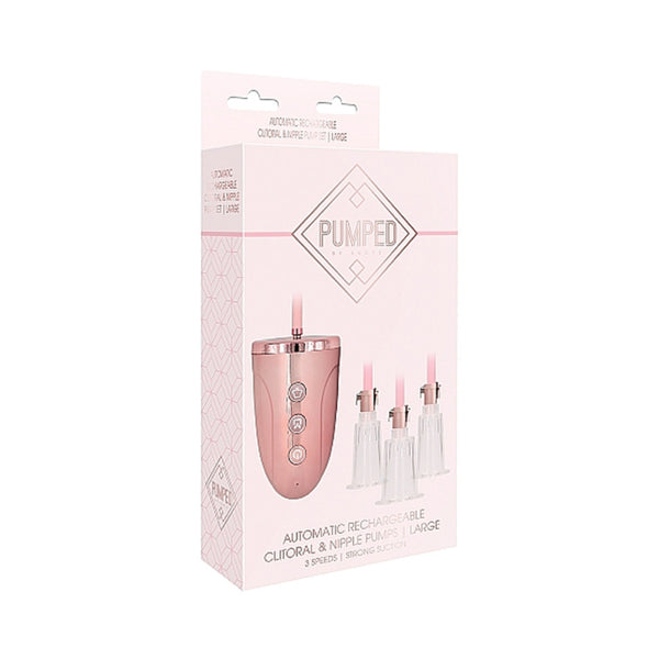 Auto Rechargeable Clit/Nip Pump Set L/PK
