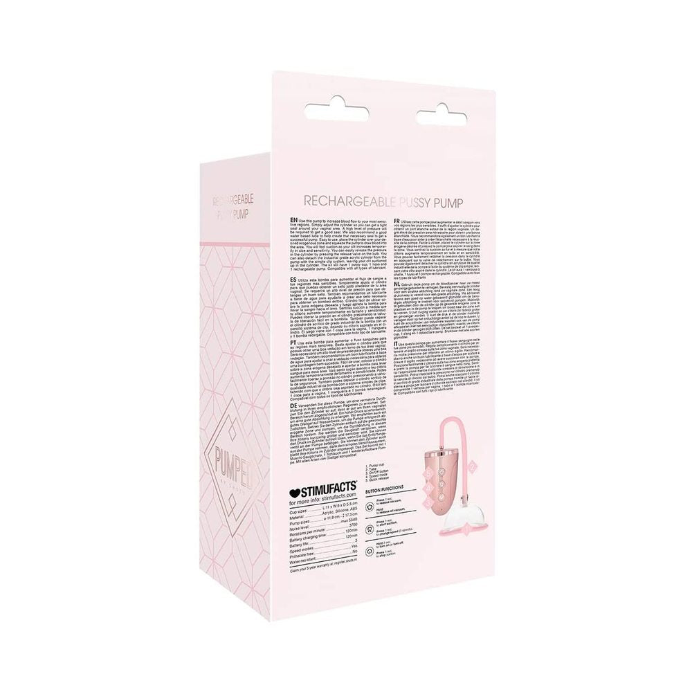 Rechargeable Pussy Pump - Pink