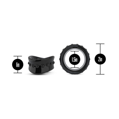 Stay Hard Beef Ball Stretcher  1.5  Black