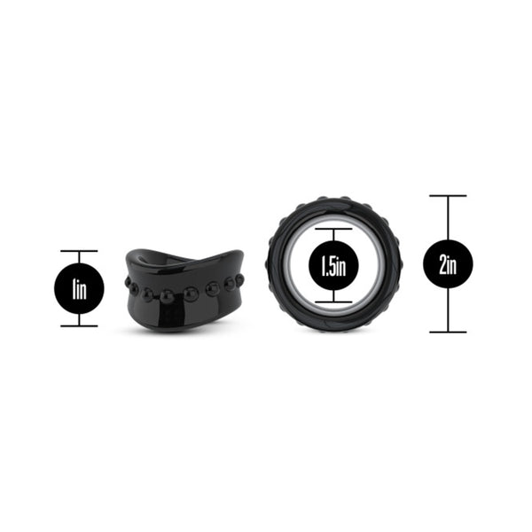 Stay Hard Beef Ball Stretcher  1.5  Black