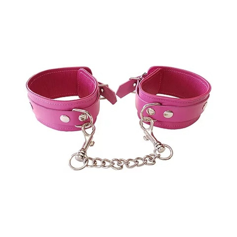 Plain Leather Wrist Cuffs