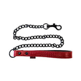Leather Leash  Burgunday & Black Accessories