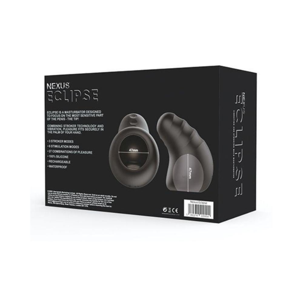Nexus Eclipse Vibrating & Stroking Male Masturbator Black
