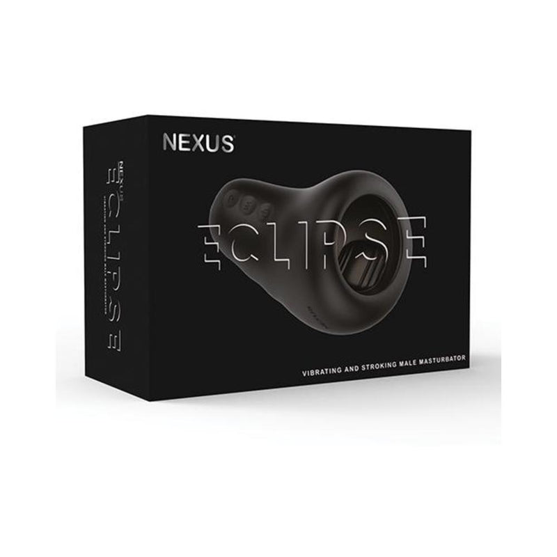 Nexus Eclipse Vibrating & Stroking Male Masturbator Black