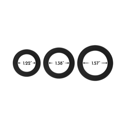 Forto F-61: 3 Piece C-ring Set 100% Silicone